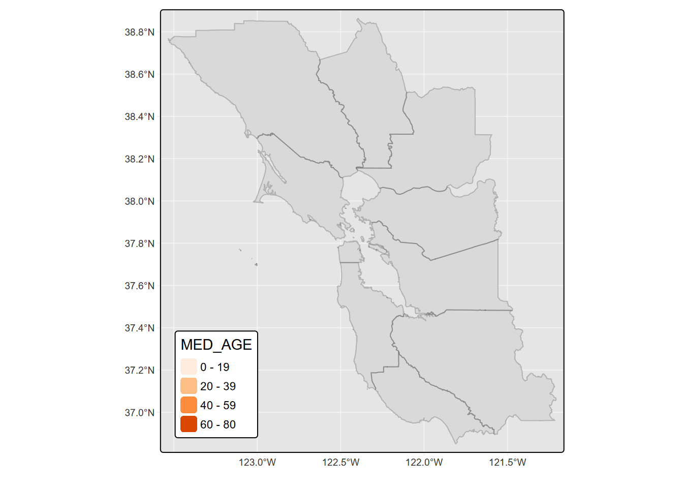 tmap fill colored by variable
